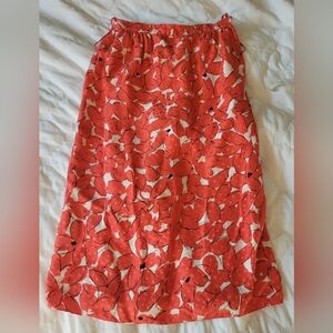 Vintage Raul Blanco 100% silk skirt, vintage size 8